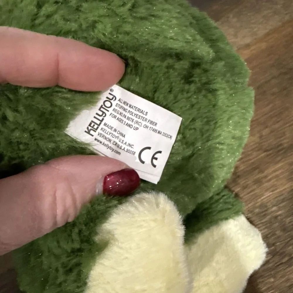 2014‎ KellyToy Green Frog Plush Stuffed Animal Toy 10